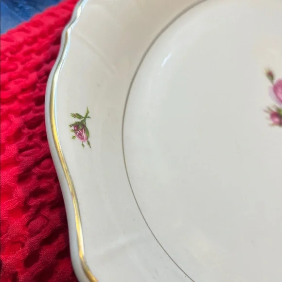 Vintage Platter Victoria Rose Pattern by Syracuse China - Picture 7 of 12